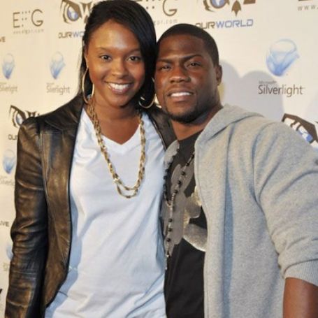 Kevin Hart with his former wife Torrei Hart